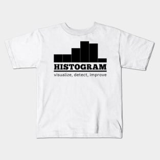 Histogram, Statistics to improve by Kids T-Shirt